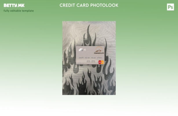 Модерен стил Туркменистан Garagum IJSB мастер карта photolook преден шаблон